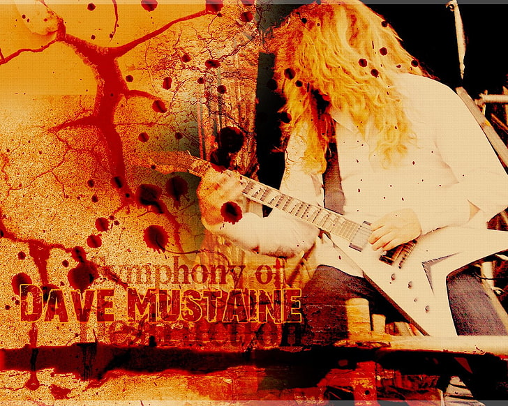 Musiciens, Dave Mustaine, Megadeth, Fond d'écran HD