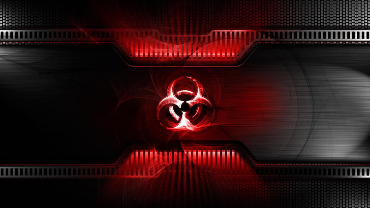 赤と黒のバイオハザードのロゴ 赤 機械 技術 Hdデスクトップの壁紙 Wallpaperbetter