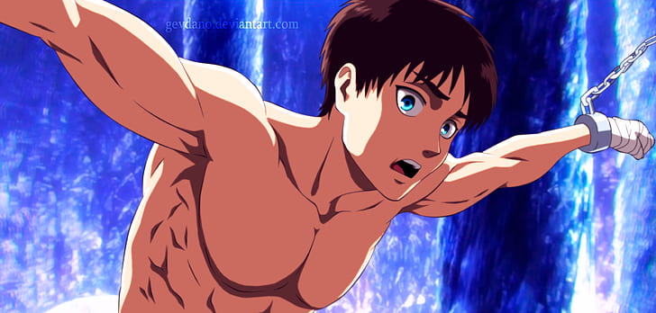 Anime, Attack On Titan, Eren Yeager, Tapety HD