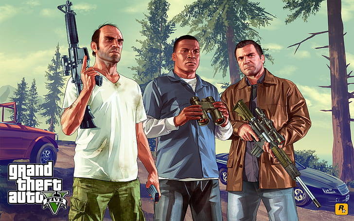 لعبة Grand Theft Auto V الجديدة ، لعبة Grand Theft auto 5 ، gta V ، gta 5، خلفية HD