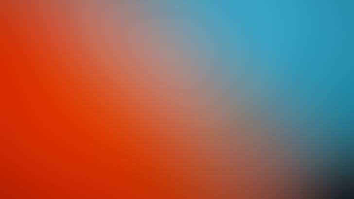 Orange And Blue Fire And Ice Gradient, HD wallpaper