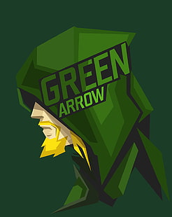 зеленая стрелка иллюстрации, супергерой, комиксы DC, зеленая стрелка, HD обои HD wallpaper