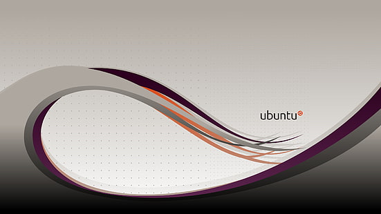 белый фон с наложением текста, Linux, Ubuntu, HD обои HD wallpaper