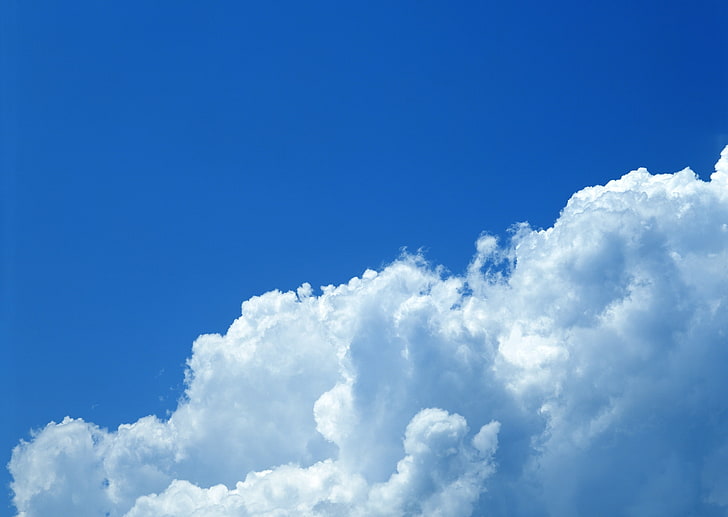 céu azul skyscapes natureza céu HD arte, azul, nuvens, HD papel de parede