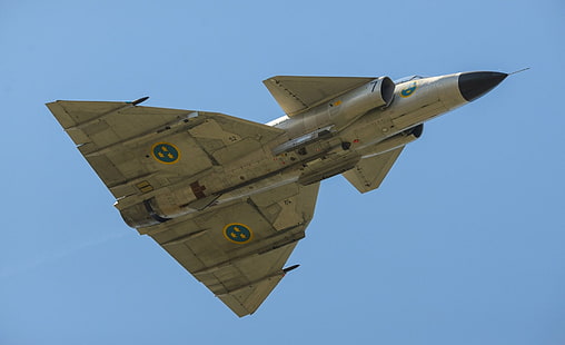 Jet Fighters, Saab 37 Viggen, Aerei, Jet Fighter, Aereo da guerra, Sfondo HD HD wallpaper
