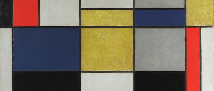 ultravid, Piet Mondrian, målning, mondrian, HD tapet HD wallpaper