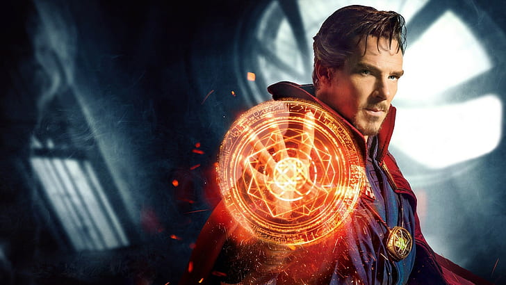 Benedict Cumberbatch, Marvel Comics, Doctor Strange, pria, aktor, film, Wallpaper HD