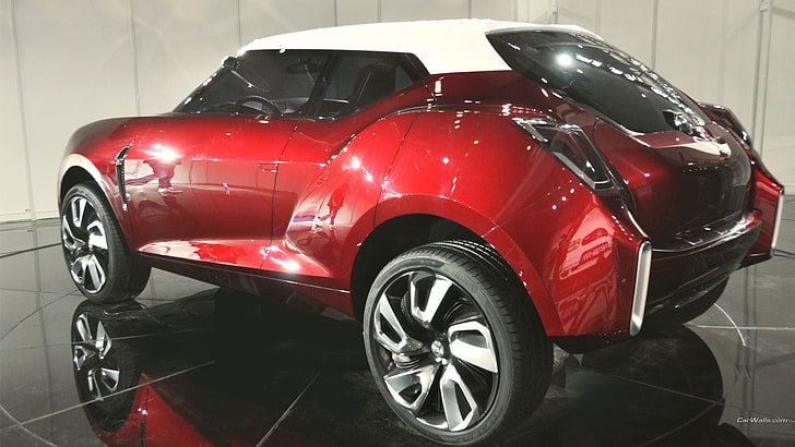brinquedo carro vermelho e preto, MG ícone, carros-conceito, HD papel de parede
