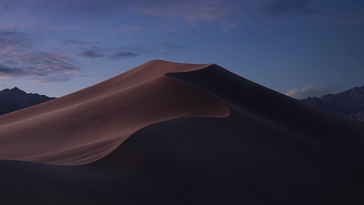 Stock Macos Mojave Dunes Night Desert 5k Hd Wallpaper Wallpaperbetter