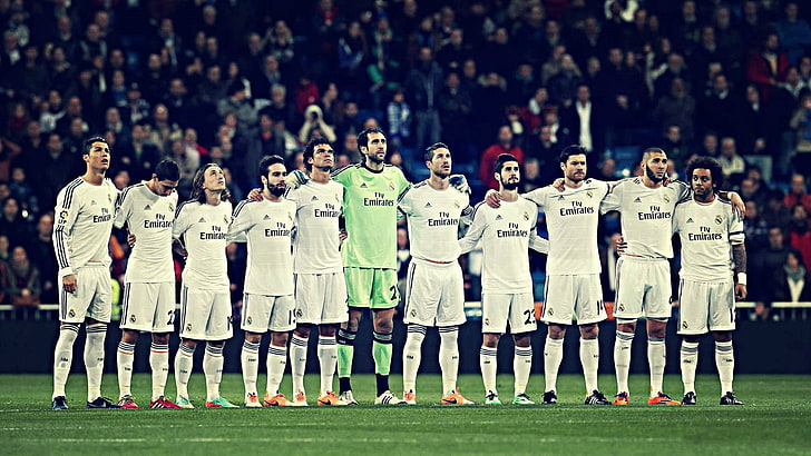 Foto de jugadores de fútbol, ​​Real Madrid, Fondo de pantalla HD