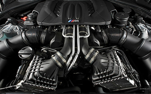BMW M6 Engine HD, mobil, bmw, engine, m6, Wallpaper HD HD wallpaper