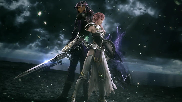 Final Fantasy XIII, Клэр Фаррон, видеоигры, HD обои