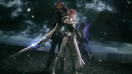 Final Fantasy XIII, Клэр Фаррон, видеоигры, HD обои HD wallpaper