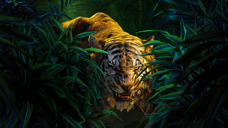 exclusivo, el libro de la selva, la película, los animales, Fondo de pantalla HD