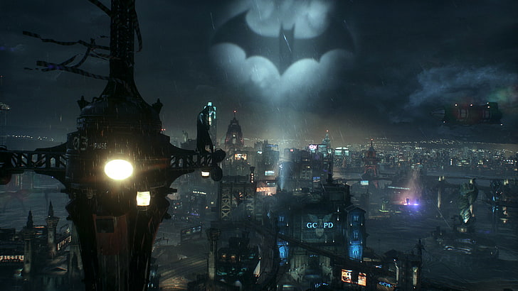 Batman, Batman: Arkham Knight, Bruce Wayne, DC Comics, Rocksteady Studios, Videospiele, HD-Hintergrundbild
