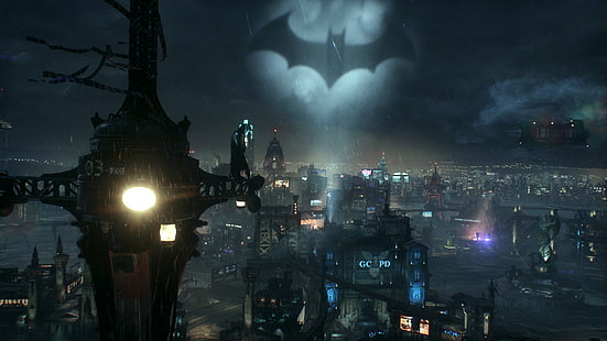 Batman, Batman: Arkham Knight, Bruce Wayne, DC Comics, Rocksteady Studios, Videospiele, HD-Hintergrundbild HD wallpaper