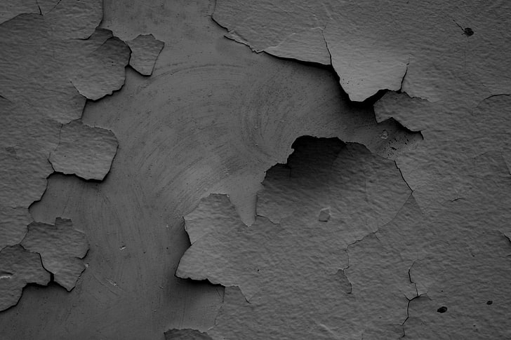 sakit dinding putih, sederhana, monokrom, dinding, pola, Wallpaper HD