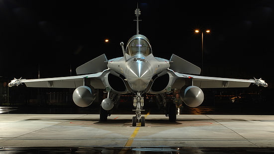 сив боен самолет, военен, rafale, Dassault Rafale, HD тапет HD wallpaper