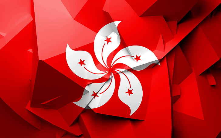 홍콩의 국기 Hd 바탕 화면 배경 화면 무료 다운로드 | Wallpaperbetter