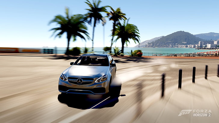 Forza Horizon 2, carro, supercarros, Mercedes-Benz, videogames, HD papel de parede
