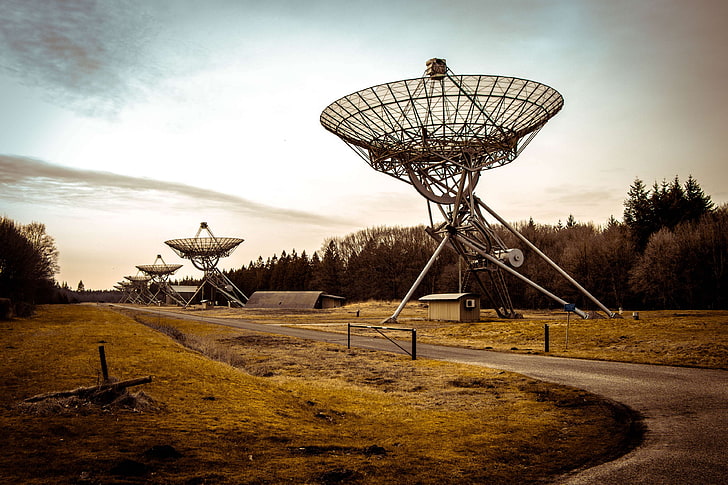 antennas, astronomical, communication, dish, exploration, netherlands, observations, observatory, radio telescope, structure, technology, telescope, waves, westerbork, HD wallpaper