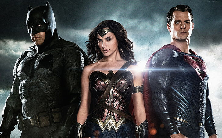 Ben Affleck, Melhores Filmes, Gal Gadot, Batman v Superman: Amanhecer da Justiça, Henry Cavill, filme, HD papel de parede