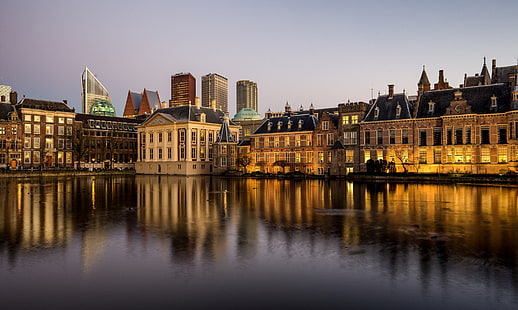 Нидерланды, Голландия, Гаага, Хофвийвер, HD обои HD wallpaper