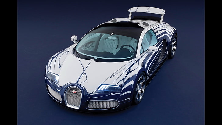 Bugatti Veyron, Bugatti, car, vehicle, HD wallpaper
