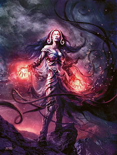 Gamer, Magic: The Gathering, Liliana Vess, วอลล์เปเปอร์ HD HD wallpaper