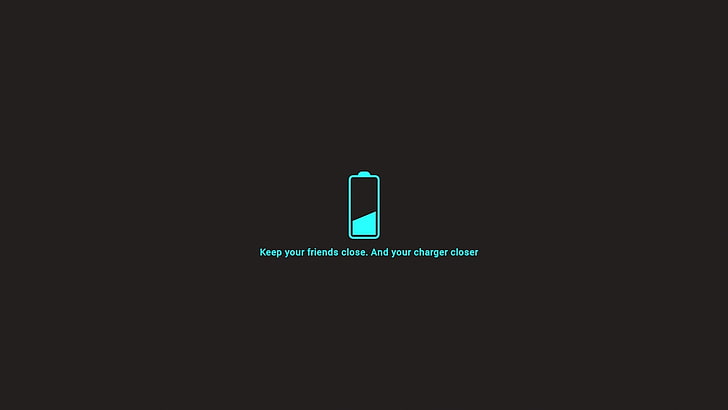 minimalism, quote, low battery, typography, artwork, simple, humor, simple background, battery, HD wallpaper