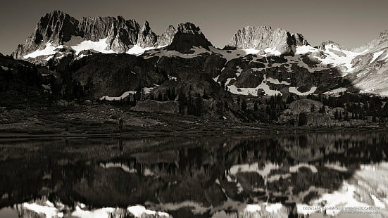 Ediza Lake, Ansel Adams Wilderness, 캘리포니아, 산, HD 배경 화면 HD wallpaper