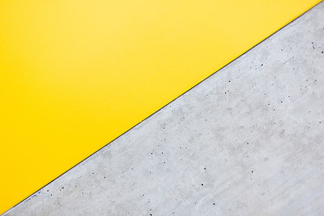 yta, gul, grå, bakgrund, HD tapet HD wallpaper