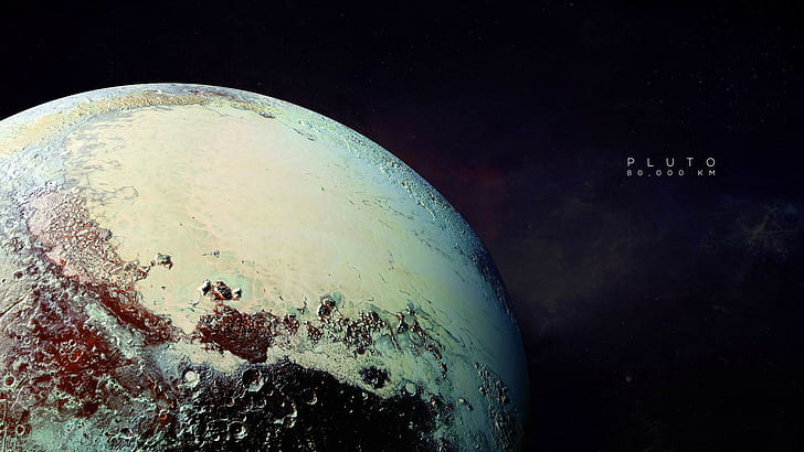 planeta, espacio, Plutón, Fondo de pantalla HD