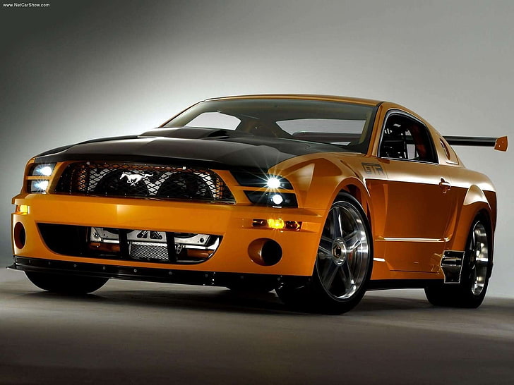 czerwono-czarny model samochodu Ford Mustang odlewany ciśnieniowo, Tapety HD