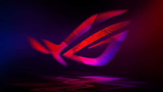 ASUS ROG, Neon, 4 K, HD-Hintergrundbild HD wallpaper