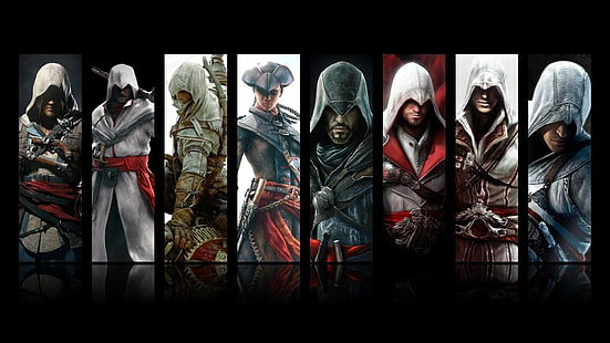 Assassins Creed Unity HD Game Desktop Wallpaper 13, kolaż Assassin's Creed, Tapety HD HD wallpaper