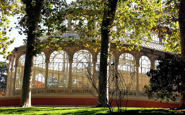 Vom Menschen geschaffen, Palacio de Cristal, HD-Hintergrundbild