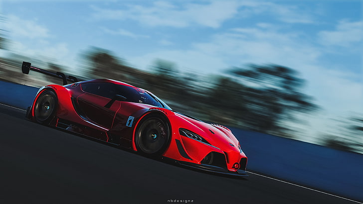 red luxury car on road photography, Gran Turismo 6, Gran Turismo, video games, car, HD wallpaper