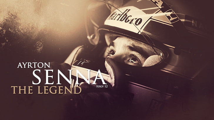 Fórmula 1, piloto de carreras, Ayrton Senna da Silva, Fondo de pantalla HD