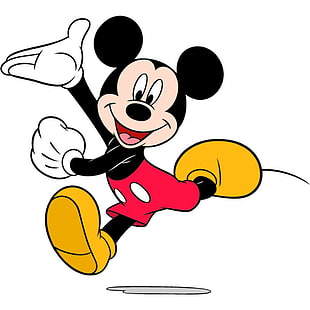Myszka Miki, urocza kreskówka, klasyczna, białe tło, uśmiechnięta, myszka miki, urocza kreskówka, klasyczna, białe tło, uśmiechnięta, Tapety HD HD wallpaper