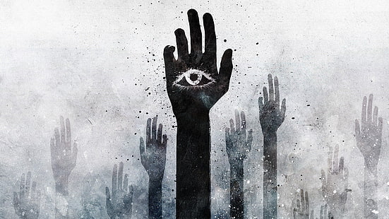 1920x1080 px hands The all seeing eye Space Stars HD Art , hands, 1920x1080 px, The all seeing eye, HD wallpaper HD wallpaper