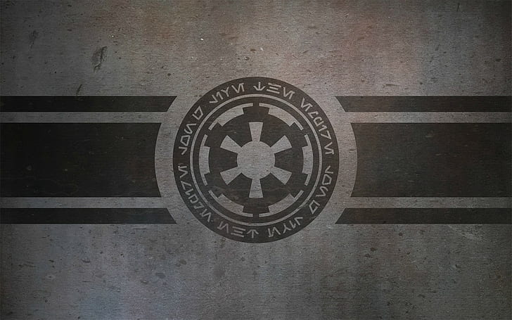 Star Wars, Galactic Empire, logo, digital art, science fiction, HD wallpaper