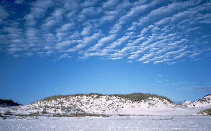 Os observadores de nuvens, fotografia, areia, dunas, nuvens, 3d e abstrato, HD papel de parede