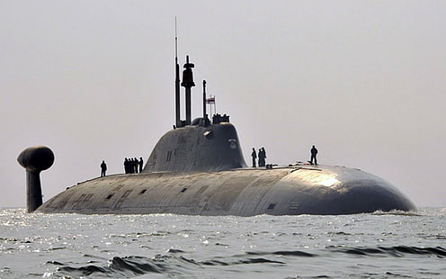 INS Chakra, submarino, militar, vehículo, Fondo de pantalla HD HD wallpaper
