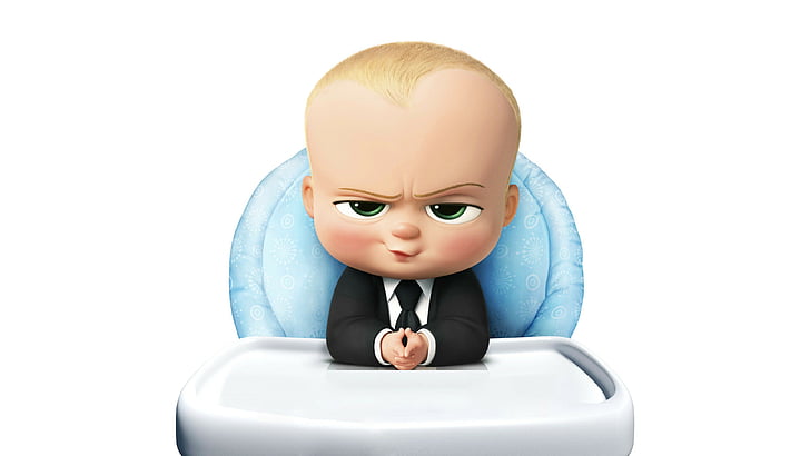 The Boss Baby, Baby, kostym, bästa animationsfilmer, HD tapet
