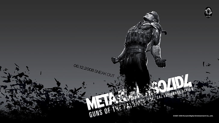 Metal Solid 4 тапет, видеоигри, Metal Gear, HD тапет
