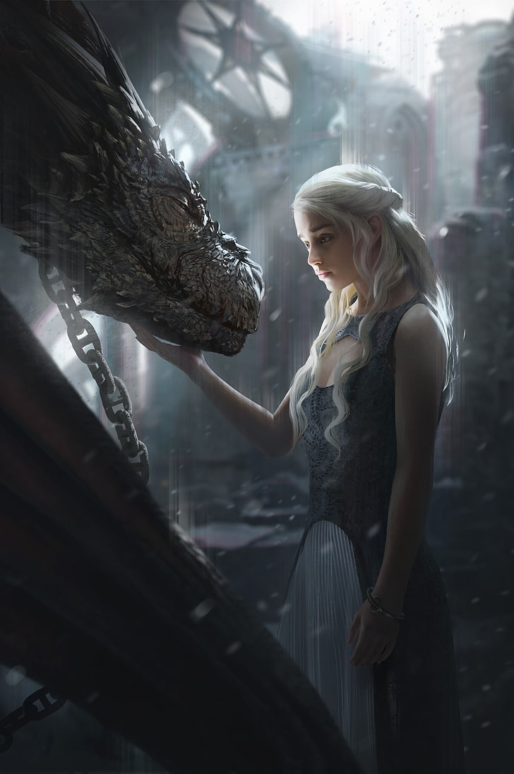 왕좌의 게임, Daenerys Targaryen, HD 배경 화면, 핸드폰 배경화면