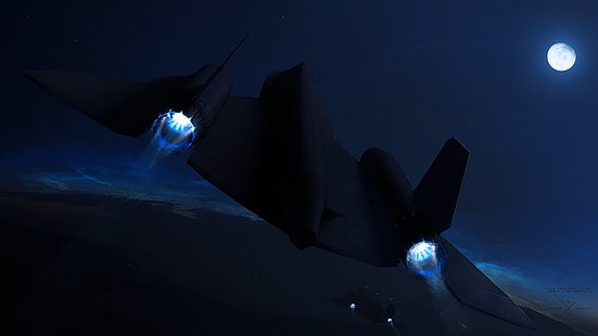 Flugzeugabdeckung, Lockheed SR-71 Blackbird, HD-Hintergrundbild HD wallpaper