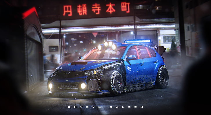 Khyzyl Saleem, Auto, Subaru Impreza, HD-Hintergrundbild
