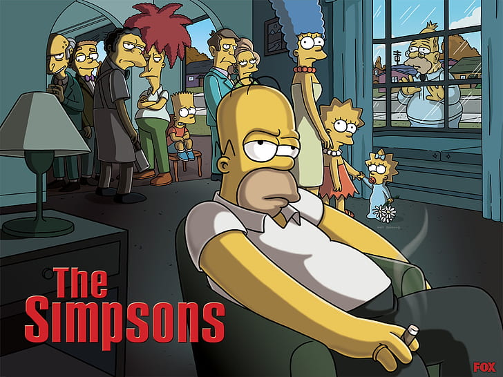Os Simpsons The Sopranos HD, cartaz dos simpsons, desenho animado / história em quadrinhos, simpsons, sopranos, HD papel de parede